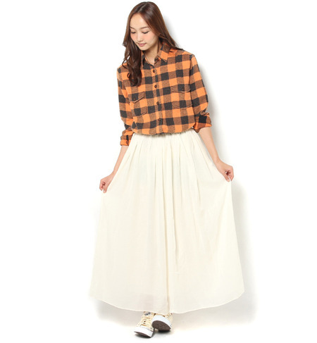 【アングリッド/Ungrid】 【Lady like】ウエストギャザーマキシSK [送料無料]