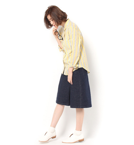 【アングリッド/Ungrid】 【Casual】ウォッシュマルチストライプSH [送料無料]