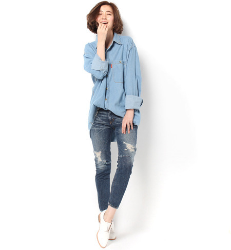 【アングリッド/Ungrid】 【Casual】ルーズデニムSH [送料無料]