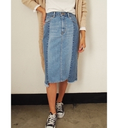 【アングリッド/Ungrid】 リメイクデニムミドル丈スカート [送料無料]