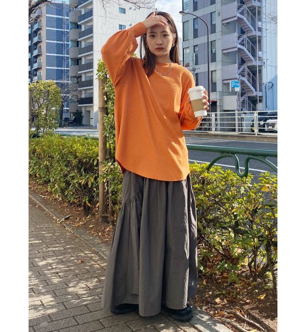 ギャザーデザインスカート