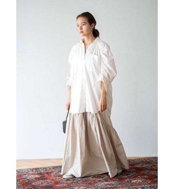 ギャザーデザインスカート|Ungrid(アングリッド)の通販｜アイルミネ