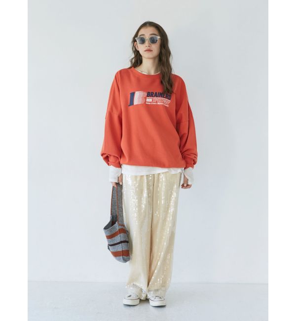 Ungrid（アングリッド）の「スパンコールストレートパンツ（その他パンツ）」 - WEAR