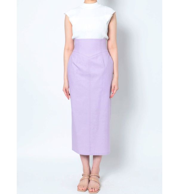 カラーハイウエストIラインスカート|LAGUNAMOON(ラグナムーン)の通販