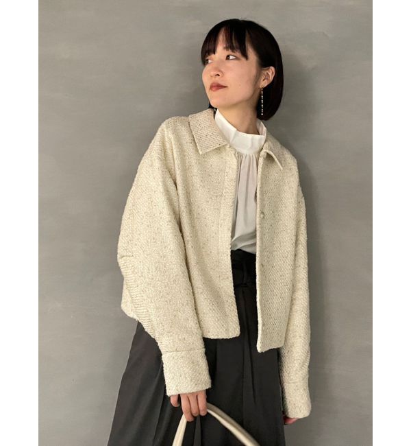 ラメツイード中綿ショートジャケット|LAGUNAMOON(ラグナムーン)の通販