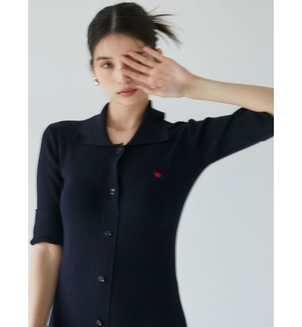 POLO BCSコラボ】シャツカラーニットワンピース|LAGUNAMOON POLO BCSコラボ】シャツカラーニットワンピース|LAGUNAMOON