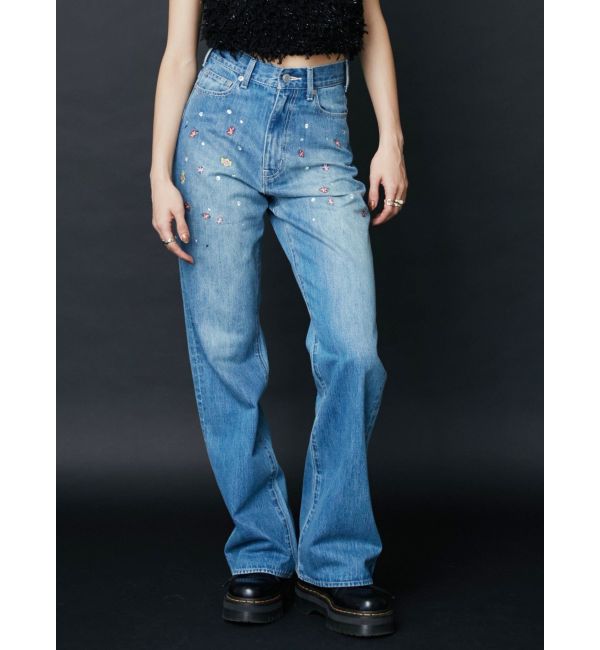 BASICセミワイドデニムパンツ[品番：MKSW0054156]｜EVRIS（エブリス）のレディースファッション通販｜SHOPLIST（ショップリスト）