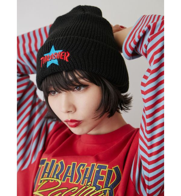 【別注】THRASHER ニットワッチ