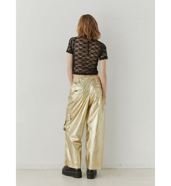 ZARA ワークパンツ カーゴパンツ 目だた