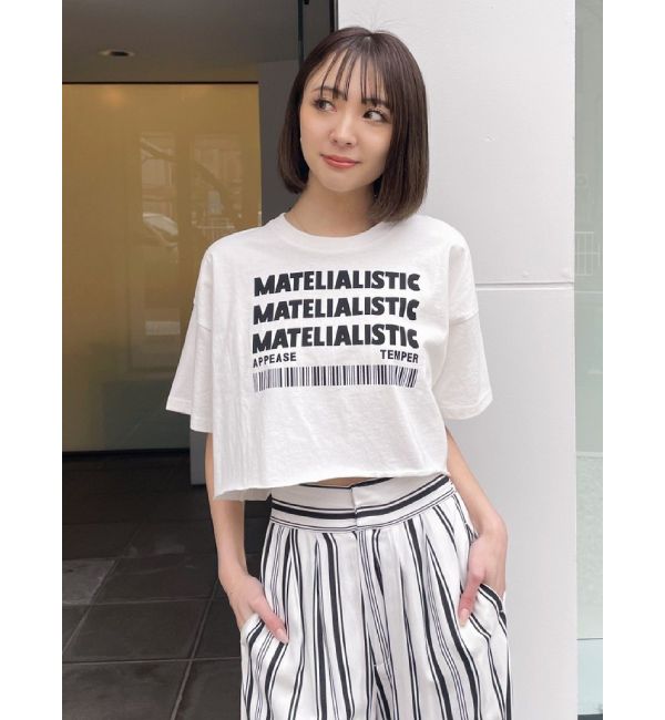 MATERIALISTIC ショートTシャツ|GYDA(ジェイダ)の通販｜アイルミネ