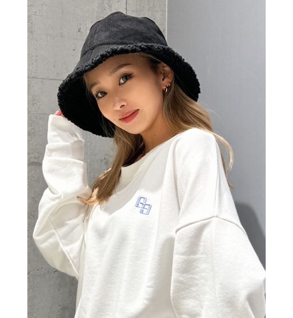 GYDA ジェイダ2WAYフェイクムートンバケットHAT 新品 - ハット