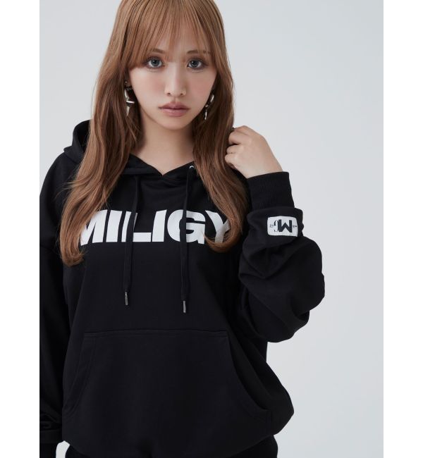 MILIGY LOOSEスウェットパーカー|GYDA(ジェイダ)の通販|アイルミネ MILIGY LOOSEスウェットパーカー|GYDA(ジェイダ)の通販|アイルミネ