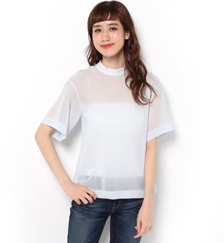 シースルーブラウス