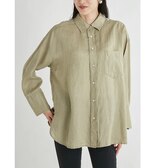 高評価の贈り物 シャツ/ブラウス(七分/長袖)-Oval Oversized French Linen Shirtリネンシャツ -  amrutatea.com