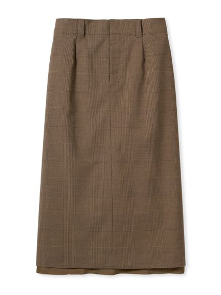 布帛ライクフレアニットスカート|Mila Owen(ミラオーウェン)の通販