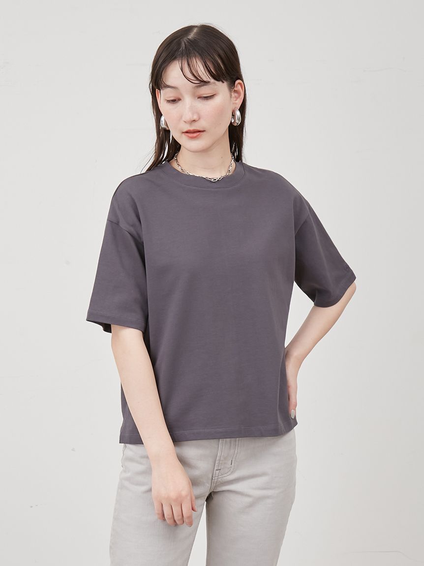 シャツカーブフェイクレザーTシャツ|Mila Owen(ミラオーウェン)の通販