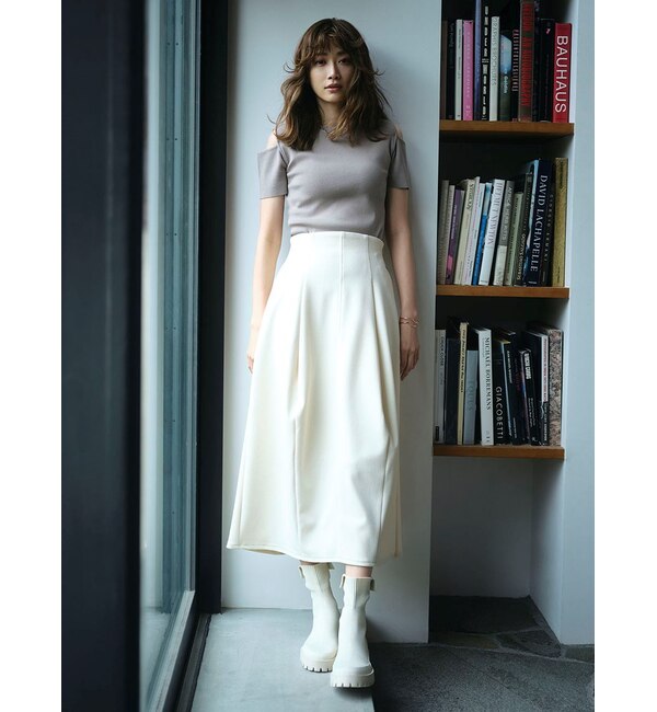 ＜アイルミネ＞【エミ/emmi】 【emmi atelier】カットパターンコクーンスカート