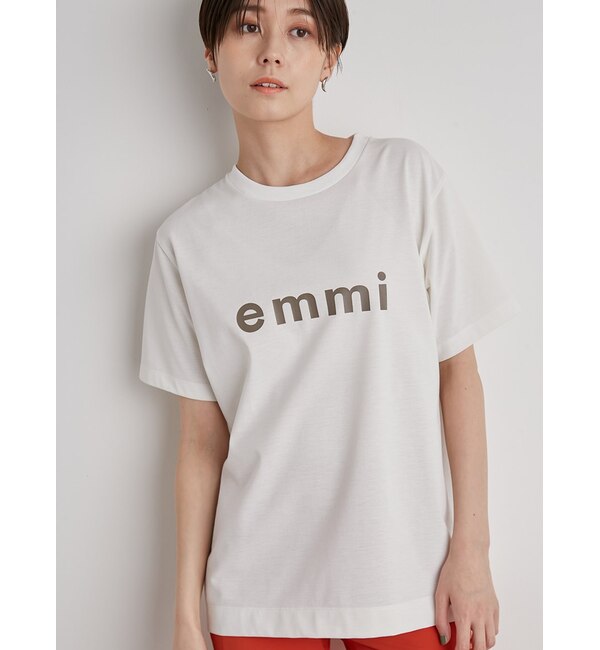 ＜アイルミネ＞【エミ/emmi】 【emmi yoga】バックシャンemmiロゴTシャツ