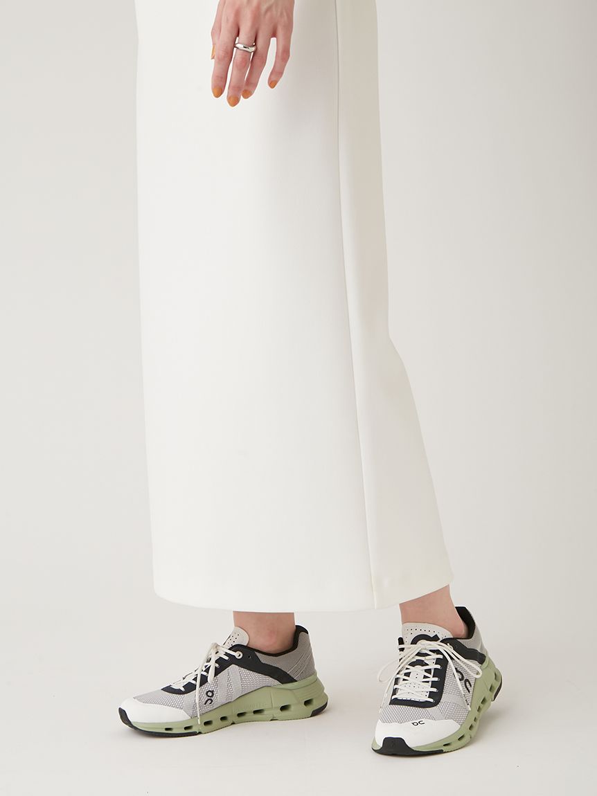 【emmi atelier】ecoジャージIラインスカート