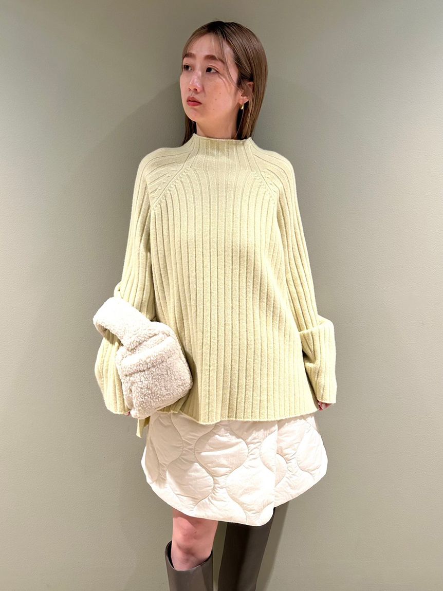 大阪購入emmi atelier エミアトリエ　スカート　プリーツ　ベルト付き スカート