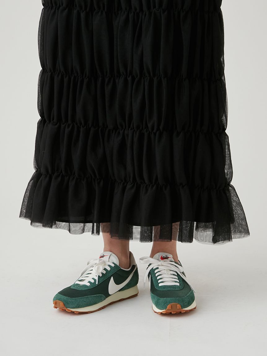 emmi atelier】シャーリングチュールスカート|emmi(エミ)の通販