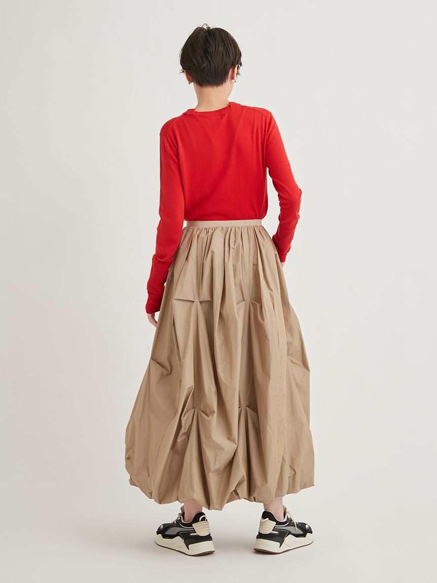 【emmi atelier】タックボリュームバルーンスカート