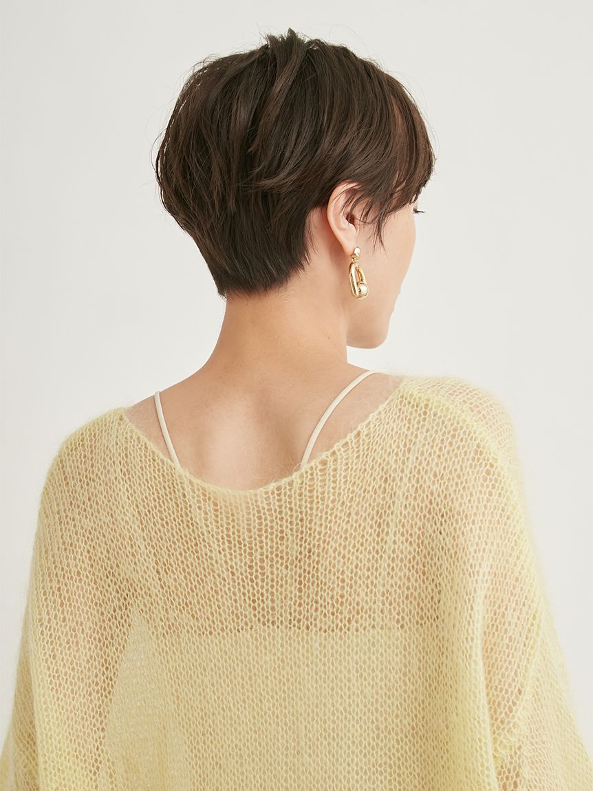 emmi atelier】モヘアローゲージニットトップス|emmi(エミ)の通販