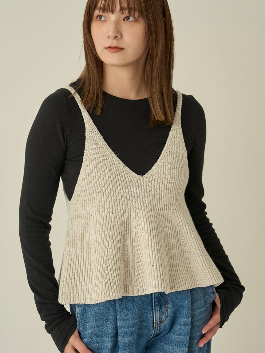 Amazon | [エミ] atelier ポンチョ風ケーブルニット 13WNT225027 レディース OWHT F | セーター 通販