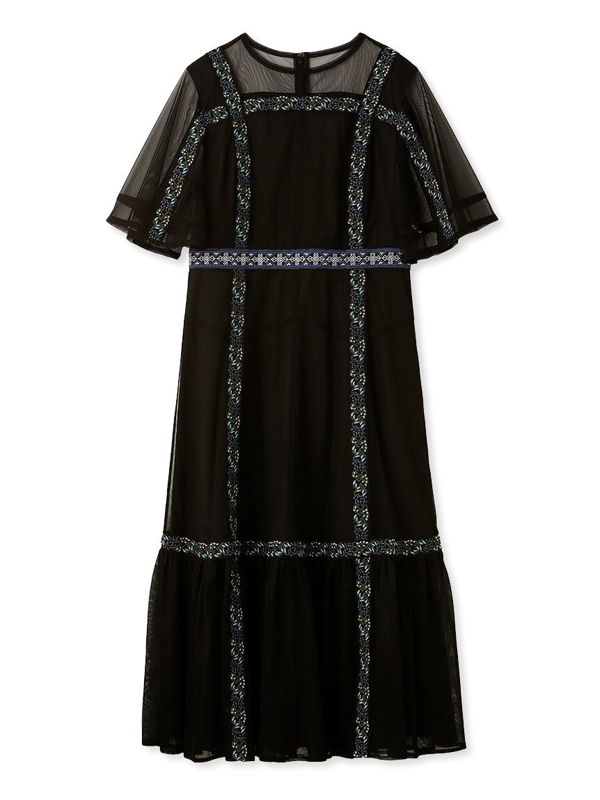 【限定サイズ】チロリアンテープ刺繍ドレス
