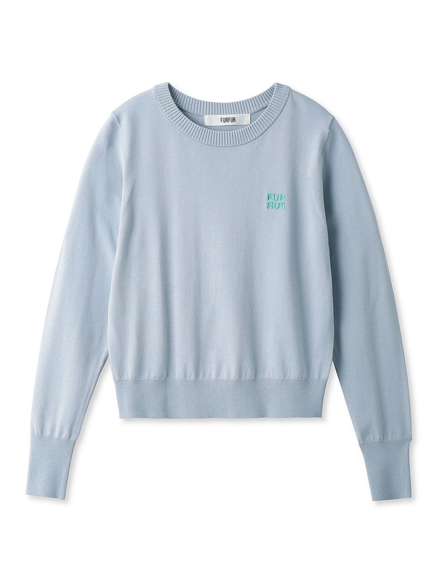 ロゴ刺繍クルーネックセーター|FURFUR(ファーファー)の通販 