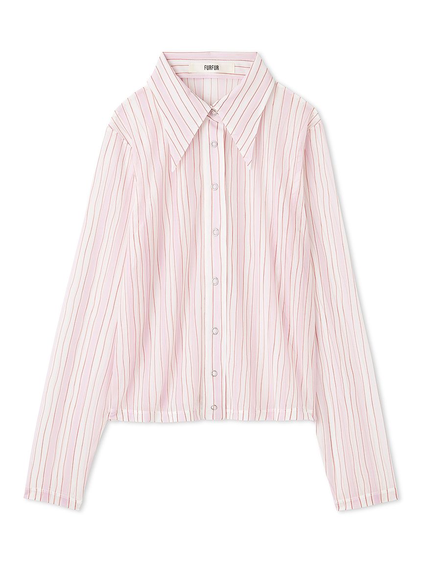 Amazon.co.jp: [ファーファー] バンドカラーシアーシャツ RWFT242027 レディース OWHT : ファッション