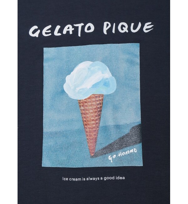 Gelato Pique Homme アイスクリームワンポイントプルオーバー Gelato Pique ジェラート ピケ の通販 アイルミネ