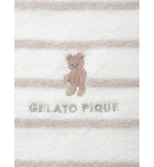 Kids スムーズィー ベア刺繍ボーダー Kids パーカ Gelato Pique ジェラート ピケ の通販 アイルミネ