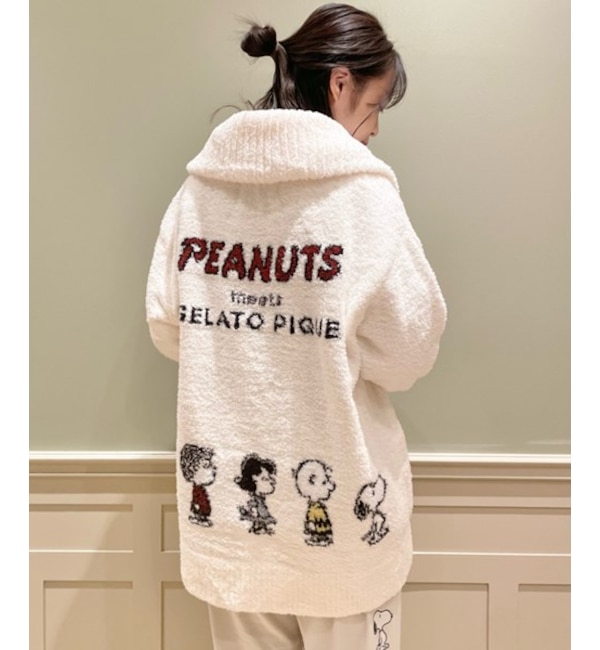 ジェラートピケ 【 PEANUTS】【UNISEX】オールスターズカーディガン