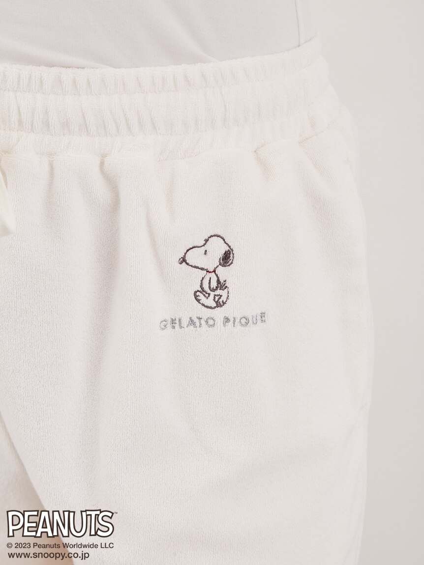 PEANUTS】SNOOPYパイルパーカ&ショートパンツ|gelato pique(ジェラート 