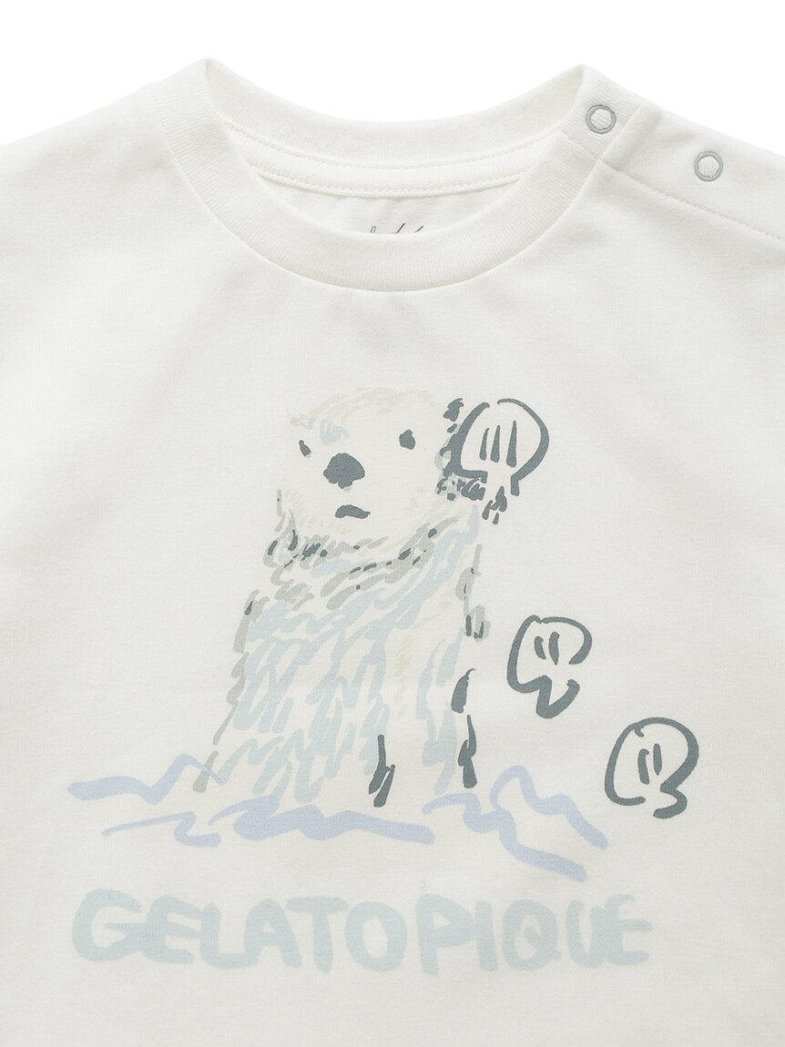 BABY】ラッコワンポイントTシャツ|gelato pique(ジェラート ピケ)の