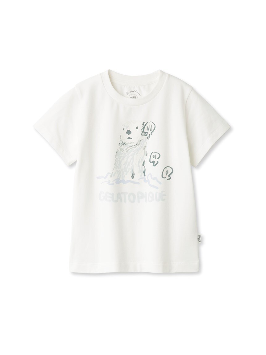 KIDS】ラッコワンポイントTシャツ|gelato pique(ジェラート ピケ)の