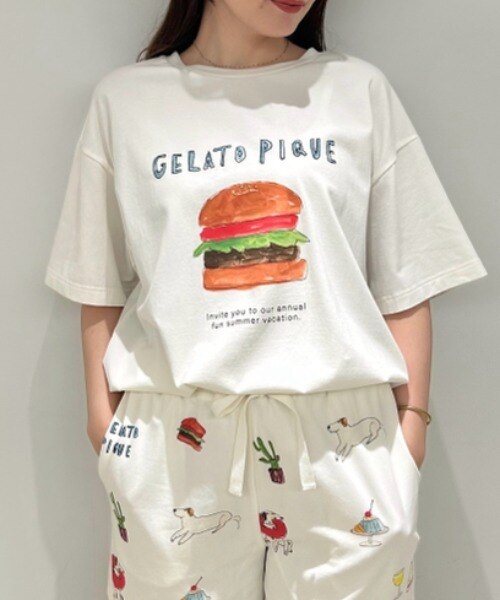 バケーションワンポイントTシャツ|gelato pique(ジェラート ピケ)の