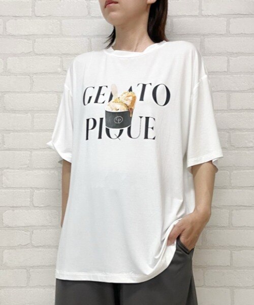 HOMME】COOLレーヨンアイスロゴTシャツ|gelato pique(ジェラート ピケ