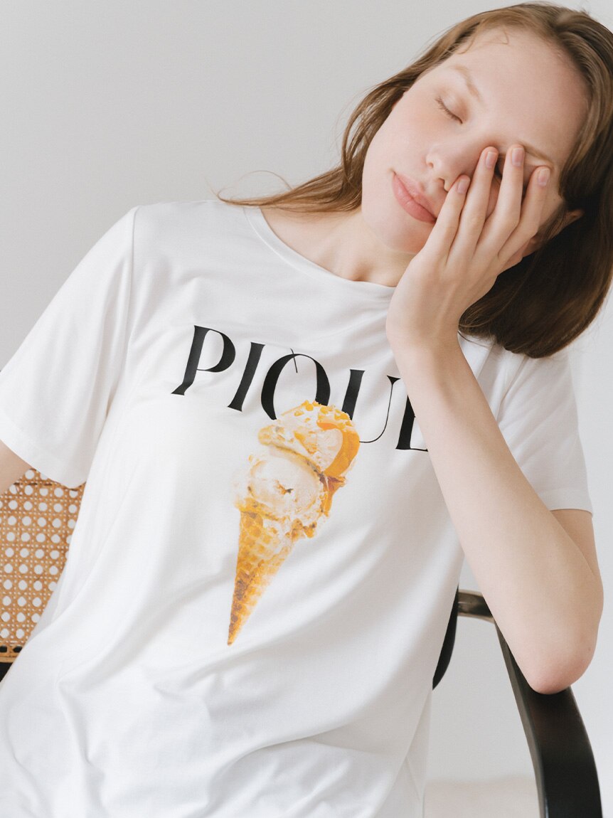 COOLレーヨンアイスロゴTシャツ|gelato pique(ジェラート ピケ)の通販