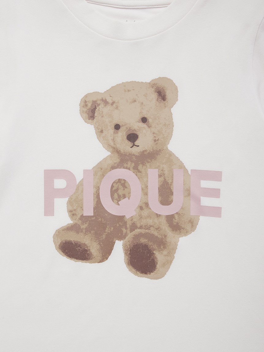 KIDS】 PIQUEベアワンポイントTシャツ|gelato pique(ジェラート ピケ