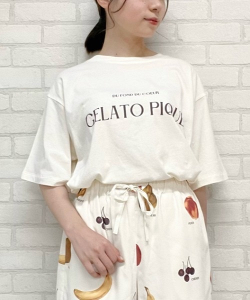 ロゴTシャツ|gelato pique(ジェラート ピケ)の通販｜アイルミネ