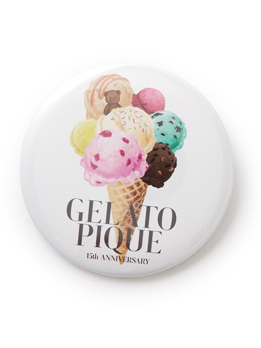 未使用 gelato pique ジェラートピケ コンパクトミラー 猫 ネコ 鏡