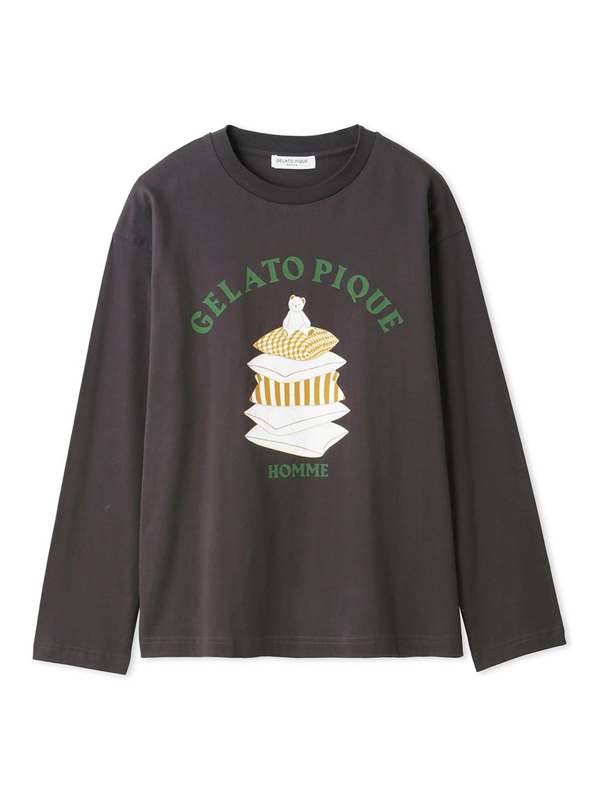 HOMME】 スリープベアモチーフTシャツ|gelato pique(ジェラート ピケ