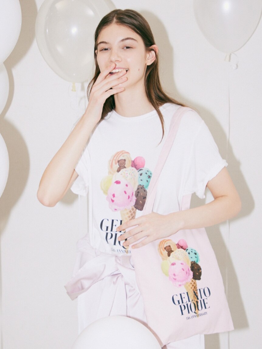 15th】ワンポイントTシャツ|gelato pique(ジェラート ピケ)の通販｜アイルミネ