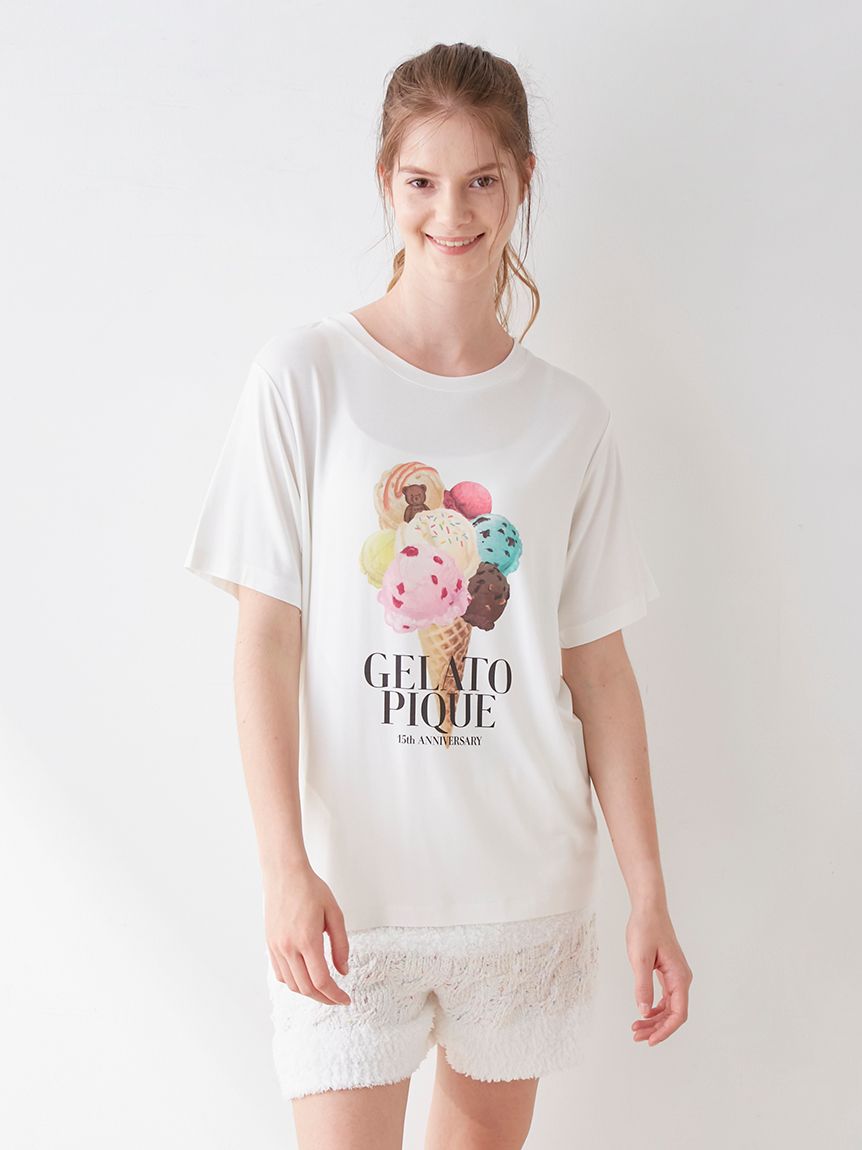 15th】ワンポイントTシャツ|gelato pique(ジェラート ピケ)の通販 ...