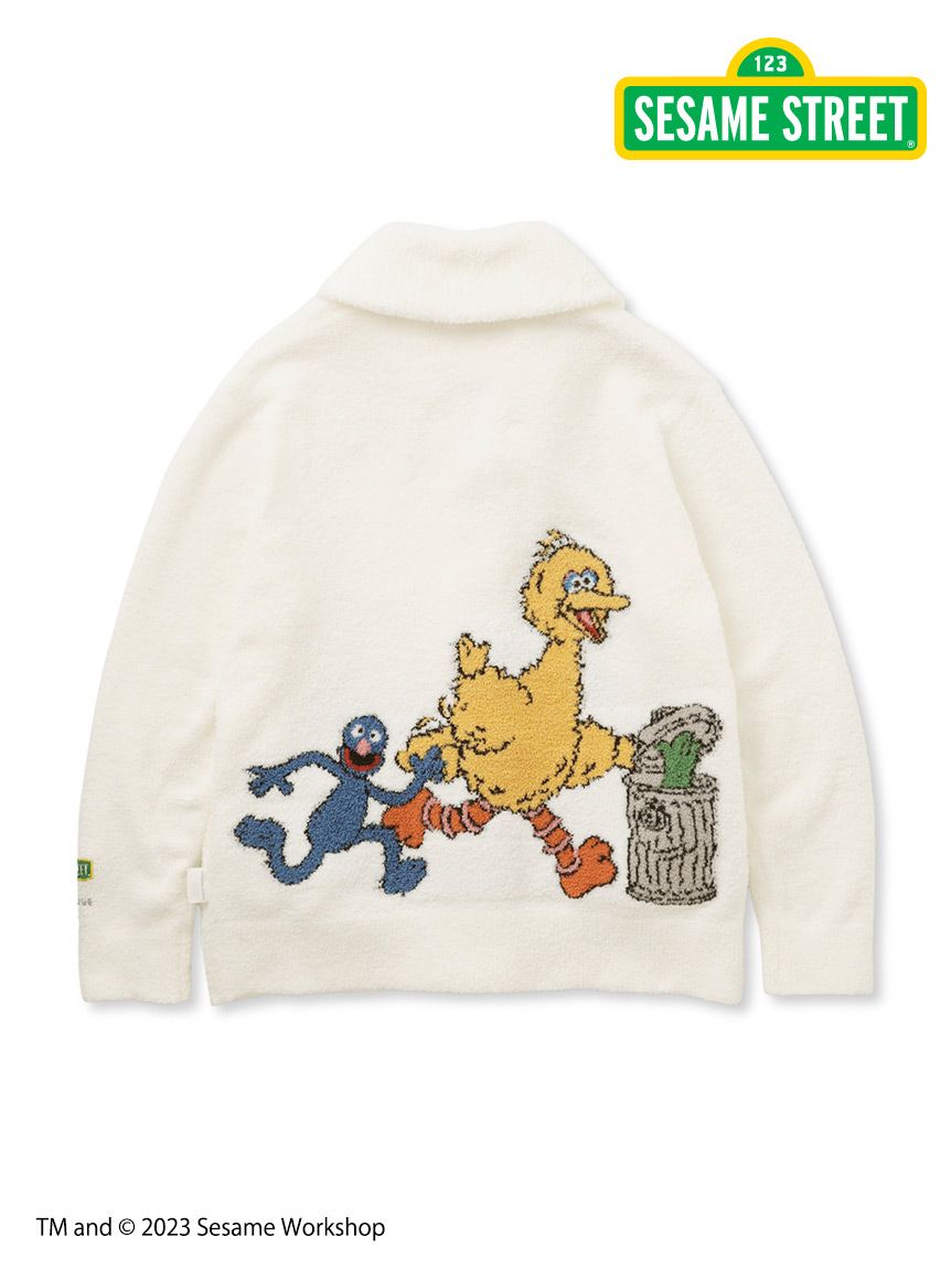 SESAME STREET】【UNISEX】ジャガードショールカーディガン|gelato