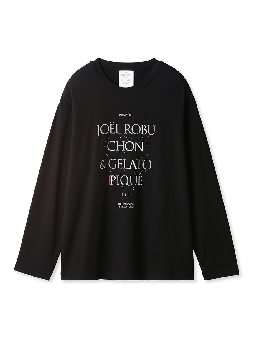 JOEL ROBUCHON】【HOMME】ワンポイントロゴロングTシャツ|gelato pique