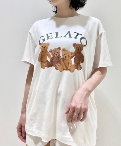 ベアワンポイントTシャツ|gelato pique(ジェラート ピケ)の通販 