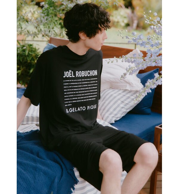 メンズファッションなら|【ジェラート　ピケ/gelato pique】 【JOEL ROBUCHON】【HOMME】レーヨンロゴハーフパンツ